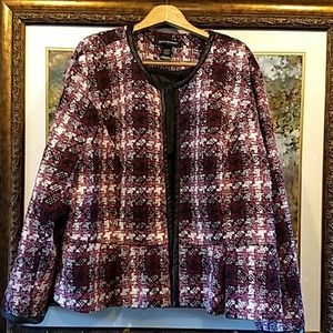 EUC 30/32 Ashley Stewart woven blazer